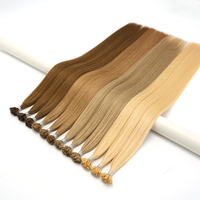 Extensions de cheveux russes naturels en gros, pointe en V, livraison rapide, cheveux raides naturels, cheveux humains vierges de haute qualité pour salon