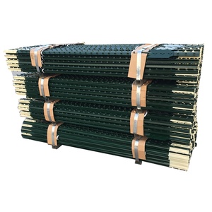 heavy Duty 1.33 lb/ft 6ft. Spraying painted Steel studded T Fence Post Stakes for The US market