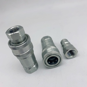Conectores rápidos hidráulicos de alta calidad 1/2 BSP NPT Acoplador rápido hidráulico de acero al carbono 1/4 "NPT Acoplador rápido de" NPT - Product Image 2