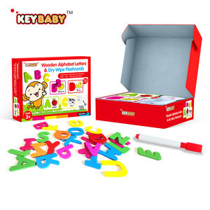 Échantillon <span class=keywords><strong>Gratuit</strong></span> : Jouet d'Apprentissage Alphabétique Noir pour Bébé, Jeu DIY pour Enfants pour Améliorer les Compétences - Product Image 2