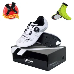Sợi Carbon Ultra Sepatu Cleat Giày Nhẹ Chạy Xe Đạp Cleats Giày Xe Đạp