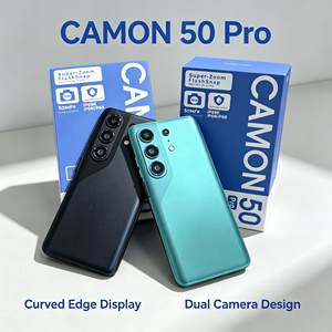 Teléfono móvil original Camon 50 Pro 5G con pantalla micro curva, smartphone con pantalla de alta definición, doble tarjeta SIM, gran memoria, desbloqueado global. - Product Image 5