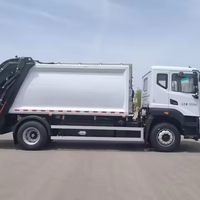 Camion de collecte des déchets à grande capacité Sunlong automatique, 100% électrique, 4x2, avec compacteur à pompe motorisée, norme d'émission Euro 6
