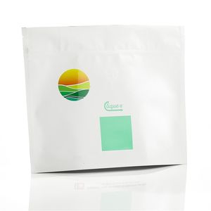 Kustom dicetak 3.5G Die Cut segel panas dapat ditutup kembali plastik aluminium Ziplock Stand up kantong kemasan makanan tas Mylar - Product Image 5