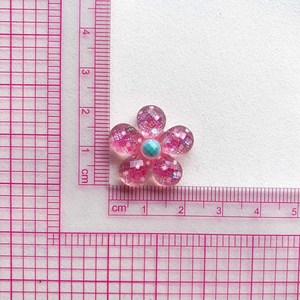 Flor de resina con purpurina, gato de resina con simulación de vidrio, artesanías de resina, helado en miniatura, accesorios de decoración DIY para fundas de teléfono y horquillas para el pelo - Product Image 6