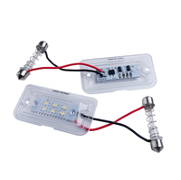2 pièces CANbus sans erreur LED blanc numéro feux de plaque d'immatriculation pour Mercedes Benz W203 C209 A209 R230 R199