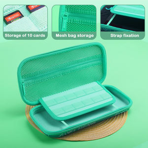 Estuche protector Bolsa de viaje para Nintendo <span class=keywords><strong>Switch</strong></span> 2 Jugadores de juegos Bolsa de almacenamiento de cartucho de <span class=keywords><strong>juego</strong></span> con asa - Product Image 3