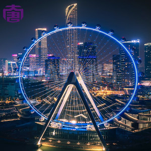 Lampe LED pour grande roue extérieure étanche 24V AC, 280mm*50mm, RGBW programmable DMX, éclairage ponctuel pour façades de bâtiments et hôtels - Product Image 6