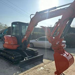 Excavatrice Kubota U55-5 d'occasion d'origine japonaise avec pince hydraulique, haute efficacité et faible consommation de carburant pour la construction - Product Image 2