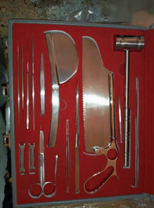Juego de Instrumentos Post-mortem de la Mejor Calidad para Autopsias Forenses y Disección Anatómica, 19 Piezas, Reutilizables - Product Image 1