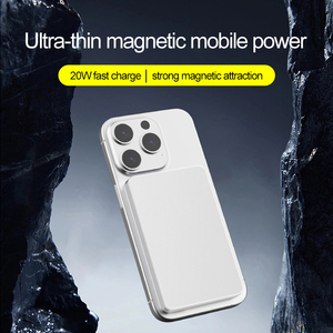 CITICITY Ultra-thin Magnetic Wireless <b>Charger</b> & Power Bank 5000mAh Fast Charging Holder Portable 18W Li-Polymer <b>Battery</b> - Product Image 5