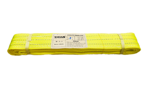 Provina Eslingas de elevación de correas planas de poliéster 100% de tamaño y color personalizado 38mm-300mm de ancho resistente con factor de seguridad 8:1 - Product Image 2