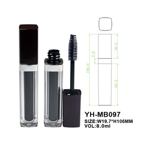 Emballage à double paroi Bouteille de mascara carrée de 9ml - Product Image 2