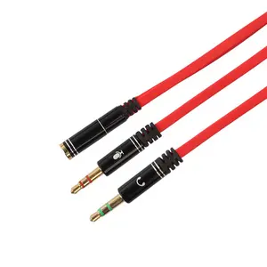 Xput Audio Splitter 2 Input 1 Output Aux Stereo Audio Cable Jack 2 Male 1 Female Two Male To One Female Audio Jack Cable