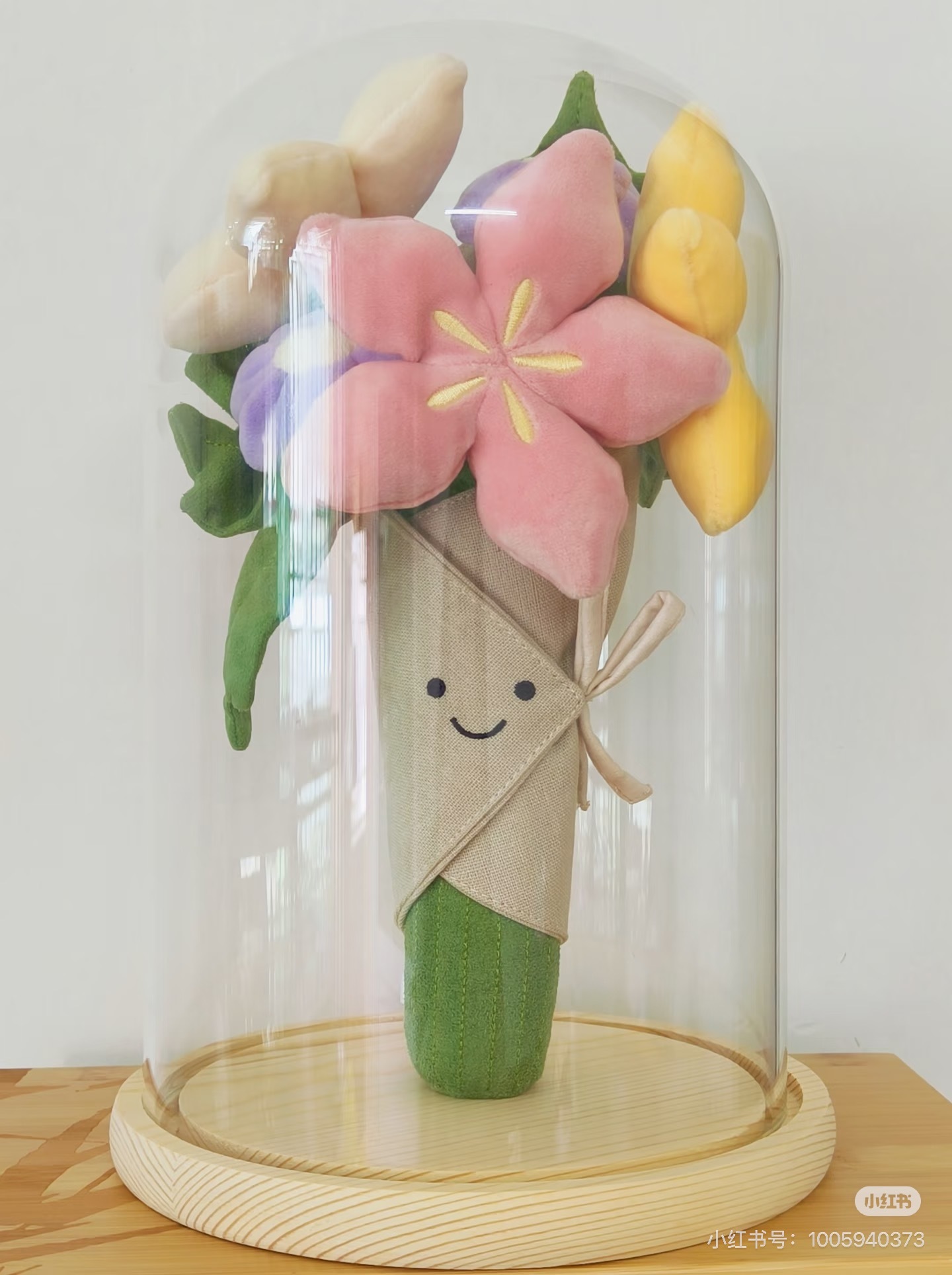 Glass Dome Display Case 18*35CM