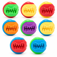 Balle interactive TPR pour chien, jouet à mâcher, distributeur de friandises, jouet de puzzle pour l'entraînement et le jeu