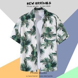 เสื้อเชิ้ตฮาวายพิมพ์ลายฤดูร้อนแฟชั่นลำลอง Goldtex เสื้อแขนสั้นชายหาดลายกราฟิกแบบกำหนดเองสำหรับผู้ชาย - Product Image 2