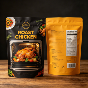 Bolsa <span class=keywords><strong>de</strong></span> Plástico con Cierre para Pollo Asado, Personalizable, Antivaho, Apta para Microondas - Product Image 6