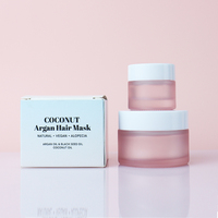 Bouteilles cosmétiques personnalisées en verre dépoli rose à épaule oblique avec bouchon à vis, vides, pour soins de la peau, 15ml/30ml/60ml/100ml/120ml/200ml