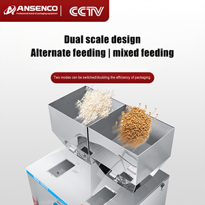 Machine de remplissage électrique entièrement automatique à grande capacité pour sacs en plastique, haute productivité pour granulés, poudres, noix, riz - Product Image 3