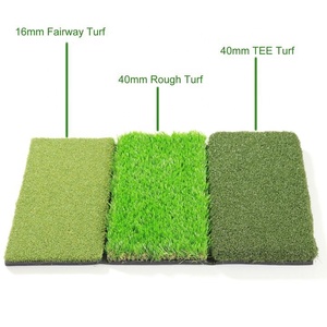 Bán Hàng Nóng Golf Đặt Mat Đu Thực Hành 3 Trong 1 Phạm Vi Lái Xe Mat Cao Su Cơ Sở Chống Trượt Trong Nhà Ngoài Trời Ba Cỏ Đào Tạo - Product Image 2