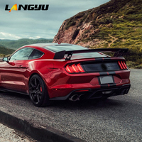 Accessoires extérieurs pour voiture, aileron arrière GT500 GTR en fibre de carbone, spoiler de coffre arrière pour Ford Mustang 15-21