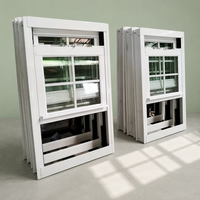 Fenêtre coulissante verticale Meidoor, style moderne, fenêtres à châssis américaines, fenêtres à double battant, fenêtres à châssis Heritage
