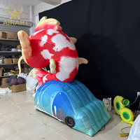 Ornement gonflable de poisson koi de qualité supérieure pour la décoration du Nouvel An chinois 2026, figurine de poisson koi, costume de mascotte de poisson