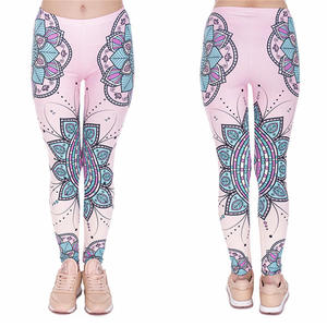Leggings Deportivos para Mujer, Estampado Mandala, Súper Suaves, 92% Poliéster, 8% Elastano, Venta Directa de Fábrica - Product Image 2