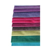 Imperméable 100% Polyester Tissu En Peluche Tricoté Chaîne Feu Retardent Imprimé Rideau Plaine Hollande Velours pour Textiles De Maison