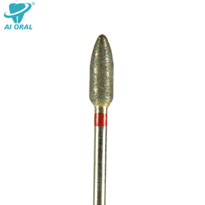 Frese Diamantate per Lucidatura con Gambo RA, Manico in Acciaio Inox Rosso Completamente Sinterizzato per Laboratorio Dentistico - Product Image 5