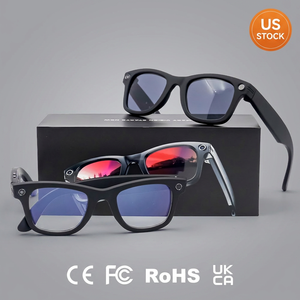 Gafas Inteligentes SANVNET Edición Skin-feel GS4 MAX 2026, Gafas <span class=keywords><strong>de</strong></span> Sol con Cámara POV, Video HD 1080P GPT, <span class=keywords><strong>Voz</strong></span> AI, Traducción a Más <span class=keywords><strong>de</strong></span> 27 <span class=keywords><strong>Idiomas</strong></span> - Product Image 1
