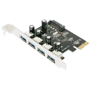 Chất lượng cao 4-<span class=keywords><strong>Port</strong></span> <span class=keywords><strong>USB</strong></span> 3.0 PCI-Express 3.0 X1 kim loại mở rộng Card Adapter trong kho - Product Image 3