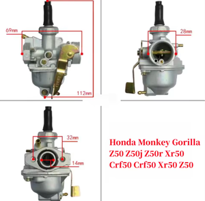 Carburador para <span class=keywords><strong>Honda</strong></span> Monkey Z50 Z50J Z50R XR50 CRF50 <span class=keywords><strong>Gorilla</strong></span> J1 J2 - Product Image 5