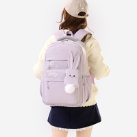 Tas Sekolah Kartun Anime Uniseks Lucu Gaya Jepang Korea Tas Fashion Pelajar Kapasitas Besar Berkualitas Tinggi untuk Usia 4-9 Tahun