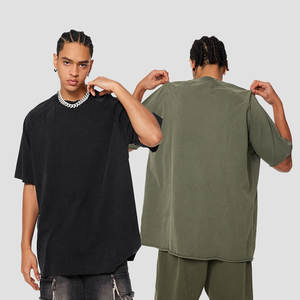 Venta al por mayor de fábrica de alta calidad de algodón para hombre Camiseta en blanco con impresión último diseño de la camiseta de impresión de talla grande para hombre - Product Image 2