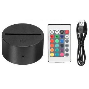 Lampe de table/bureau 3D à sable mouvant avec télécommande tactile, rechargeable par USB, 7/16 couleurs, alimentation par piles AAA - Product Image 6