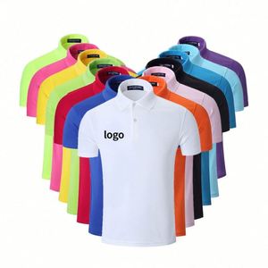 Custom Logo Anti-Wrinkle Embroidered Knitted Solid Color Plain Pique Sports Business Camisa De for Shirt - Product Image 1
