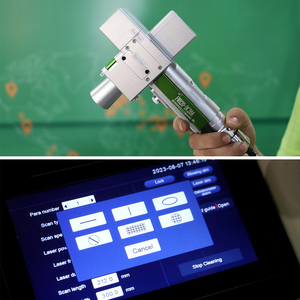 100w Suitcase Portable Backpack Pulse Laser <strong>Rust</strong> Paint <strong>Remover</strong> Machine Clean on Wood Metal <strong>Marble</strong> Profile Surface Stone Steel - Product Image 5