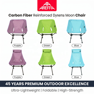 Silla de Camping Plegable Areffa, Minimalista, de Fibra de Carbono Dyneema, Ligera y Portátil - Product Image 2