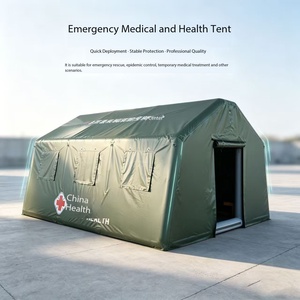 Carpa Médica Inflable Verde Militar China Health <span class=keywords><strong>de</strong></span> 5x4x2.8m con Diseño <span class=keywords><strong>de</strong></span> Techo para Rescate <span class=keywords><strong>de</strong></span> Emergencia y Almacenamiento <span class=keywords><strong>de</strong></span> Suministros - Product Image 5