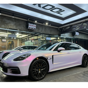 PET <strong>Colorful</strong> Gold Sky Pink Car Wrap <strong>Vinyl</strong> Magic Rainbow Gold Pink Green <strong>Vinyl</strong> Wrap Rolls For Car - Product Image 1