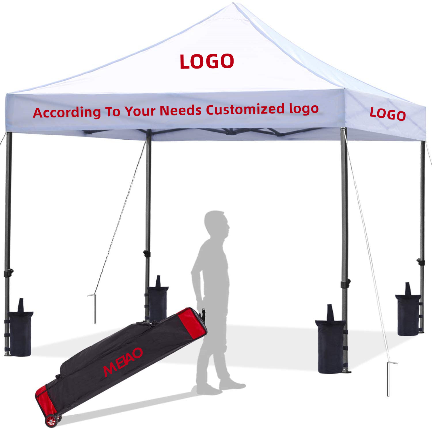 Портативные эластичные выставочные палатки 10X10 из ПВХ для коммерческих вечеринок и мероприятий на открытом воздухе