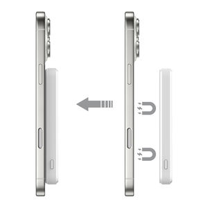 ポータブル5000mAhミニパワーバンク20W急速充電PD3.0/QC4+磁気ワイヤレス充電器Type-C入力リチウムポリマー電池 - Product Image 2