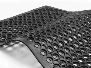 Tapete de Cocina Industrial de Goma, Rectangular, Antideslizante, Superficie Texturizada, Uso en Interiores, Resistente al Agua - Product Image 4