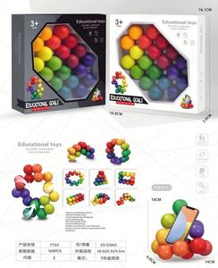 2023 New Fidget Colorful Board Games Free Rotation Variable Shape Educational <b>Puzzle</b> Ball Stress Relief Toys - Product Image 2
