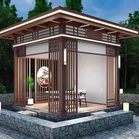 Pavillon de jardin extérieur en alliage d'aluminium, abri solaire paysager, pavillon de loisirs, parasol de cour, pavillon à lames orientables