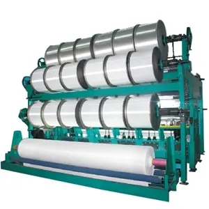 Yarn making textile double needle bed raschel machine tricot fabric double needle bar raschel machines