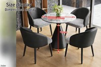 Nouvelle table basse en fer forgé haut de gamme chinoise 2026, design moderne, réglable, mobilier de maison, garantie 1 an