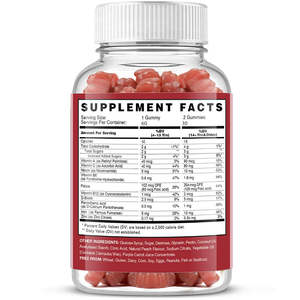 <span class=keywords><strong>C</strong></span> vitamini bağışıklık desteği Vegan demir anemi bitkisel şeker ile yetişkinler için demir Gummies OEM demir Gummies takviyeleri - Product Image 2